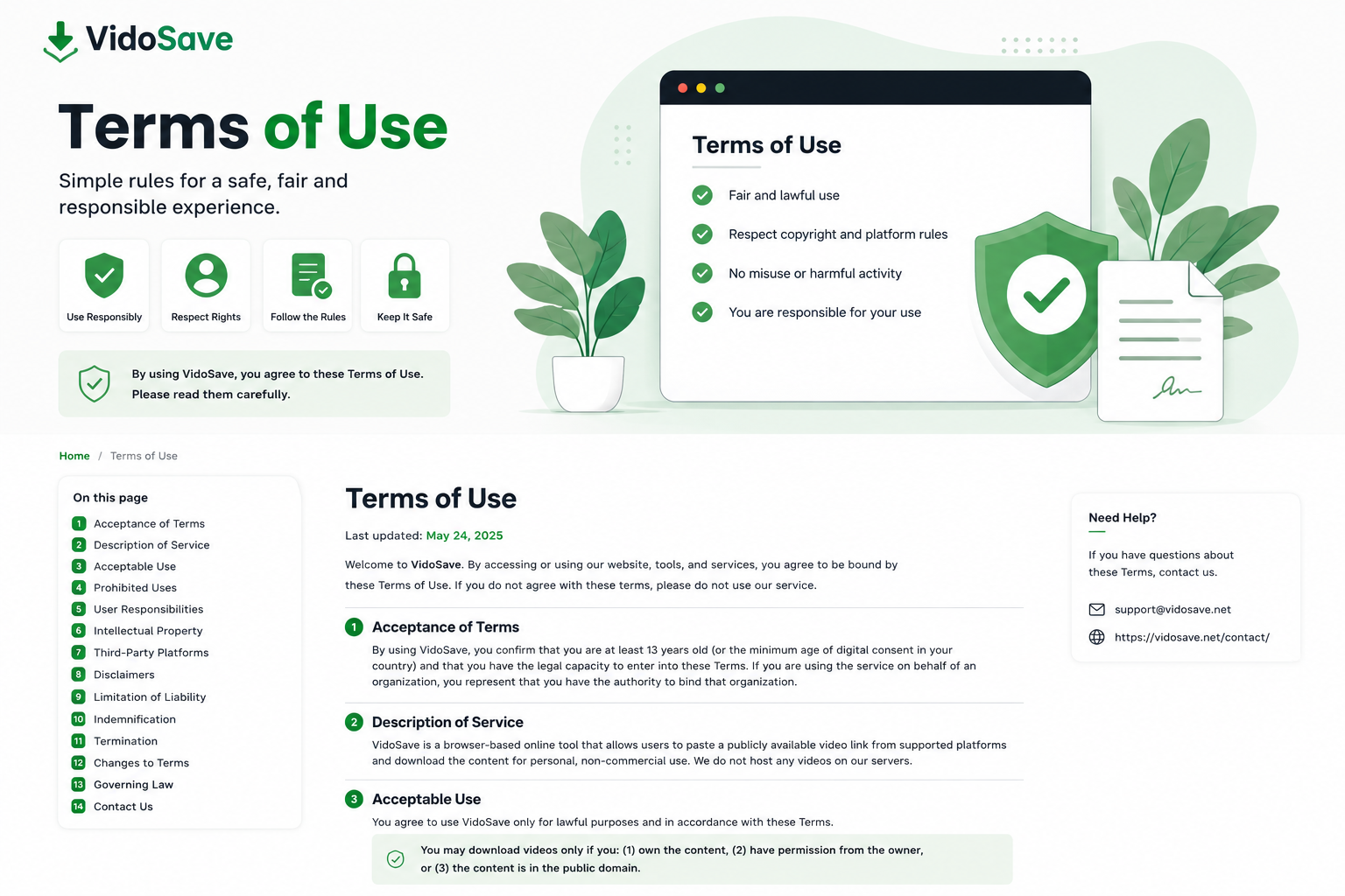 Terms of Use