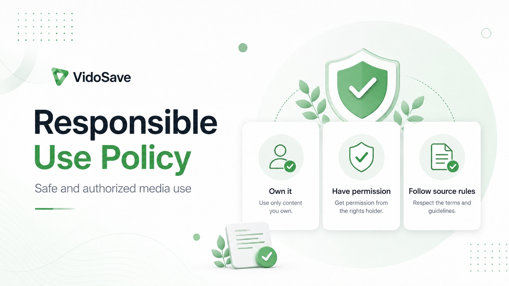 Responsible Use Policy